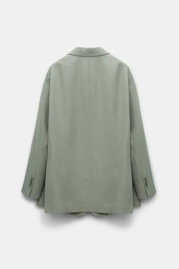 Blazer | Dorothee Schumacher Summer Cruise Jacket Pale Khaki