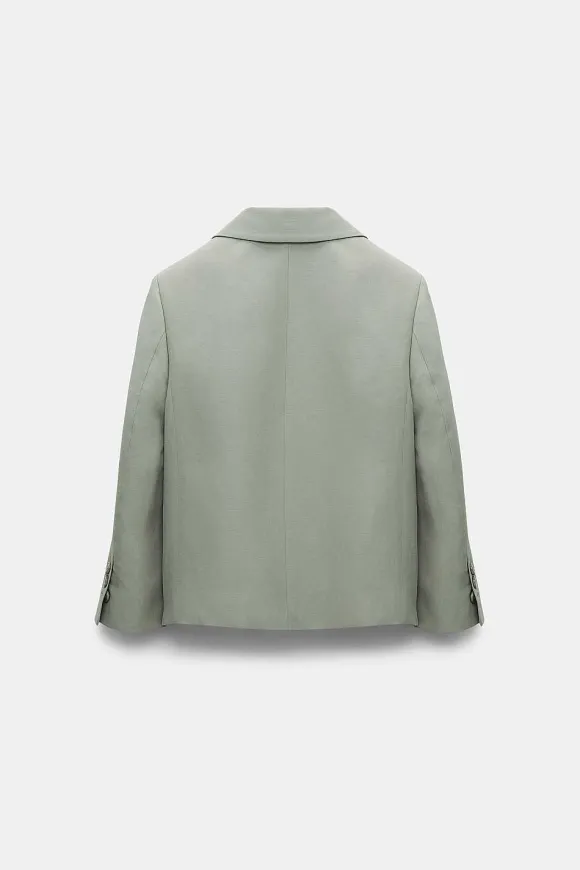 Blazer | Dorothee Schumacher Summer Cruise Jacket Pale Khaki