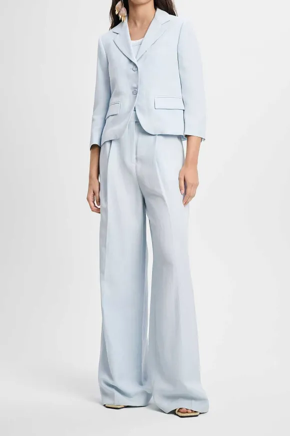 Blazer | Dorothee Schumacher Summer Cruise Jacket Soft Blue