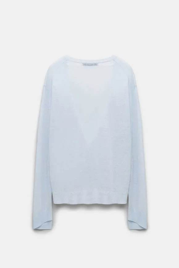 Strick | Dorothee Schumacher Summer Ease Cardigan Soft Blue