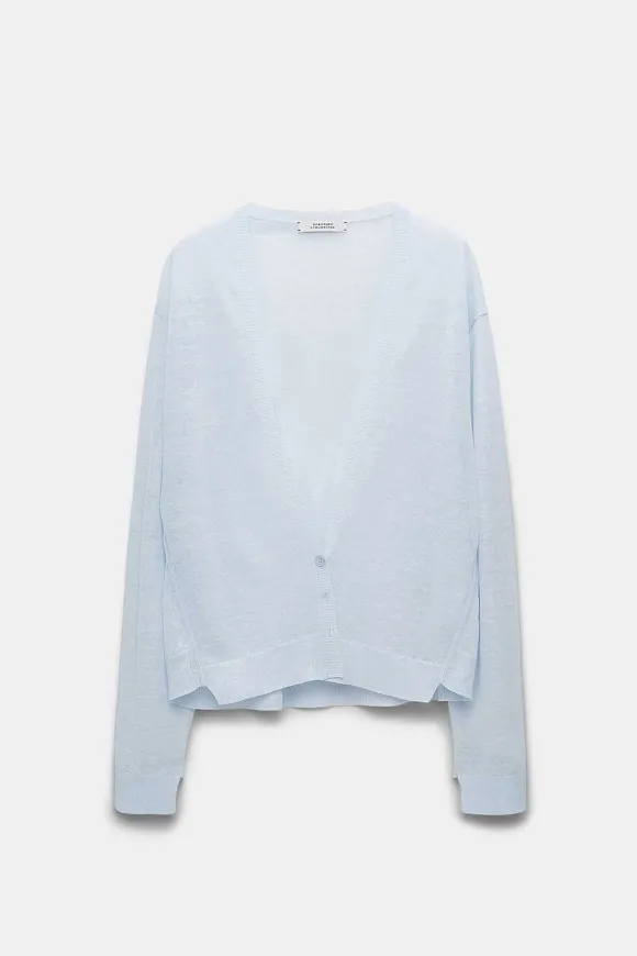 Strick | Dorothee Schumacher Summer Ease Cardigan Soft Blue