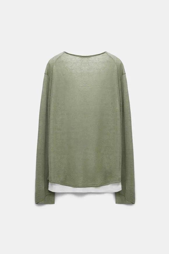 Shirts & Tops | Dorothee Schumacher Summer Ease Pullover Pale Khaki