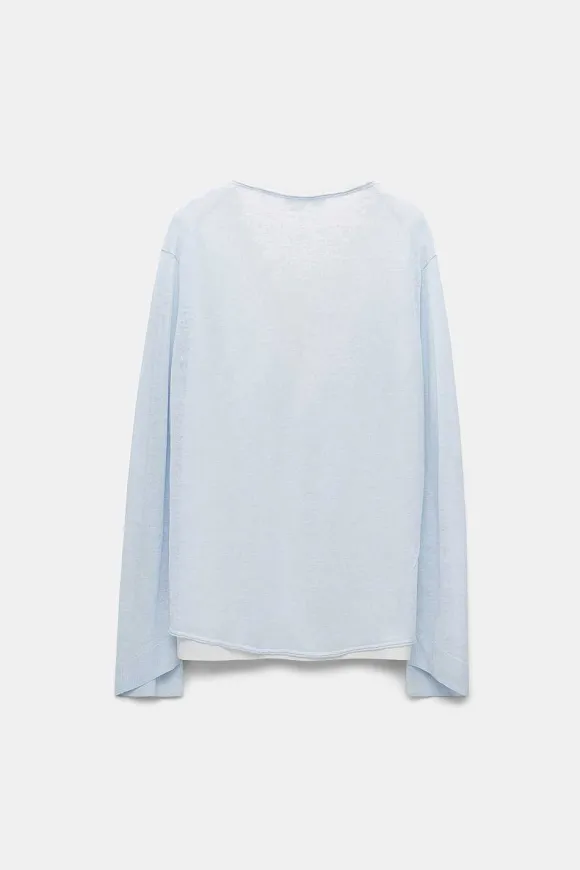 Shirts & Tops | Dorothee Schumacher Summer Ease Pullover Soft Blue