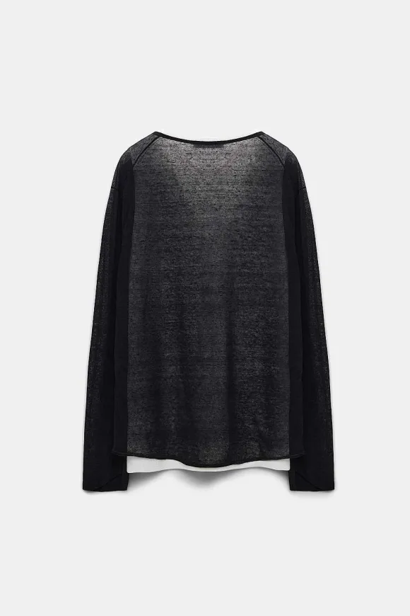 Shirts & Tops | Dorothee Schumacher Summer Ease Pullover Pure Black