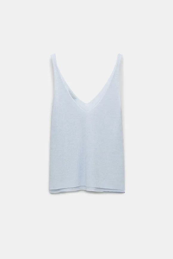 Shirts & Tops | Dorothee Schumacher Summer Ease Top Soft Blue