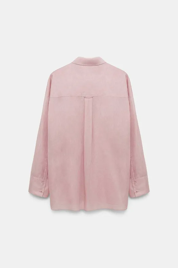 Blusen | Dorothee Schumacher Transparent Fantasy Blouse Light Rose