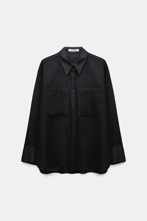 Blusen | Dorothee Schumacher Transparent Fantasy Blouse Pure Black