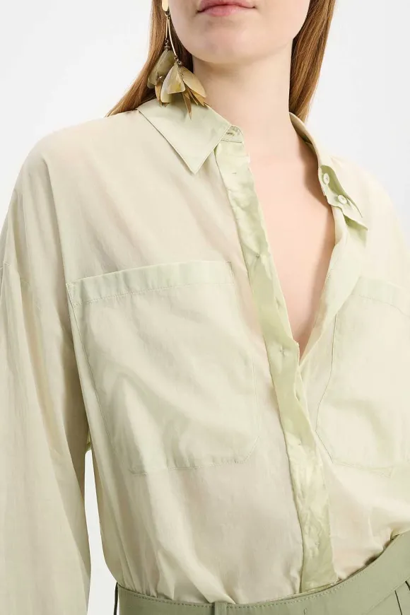 Blusen | Dorothee Schumacher Transparent Fantasy Blouse Light Lime