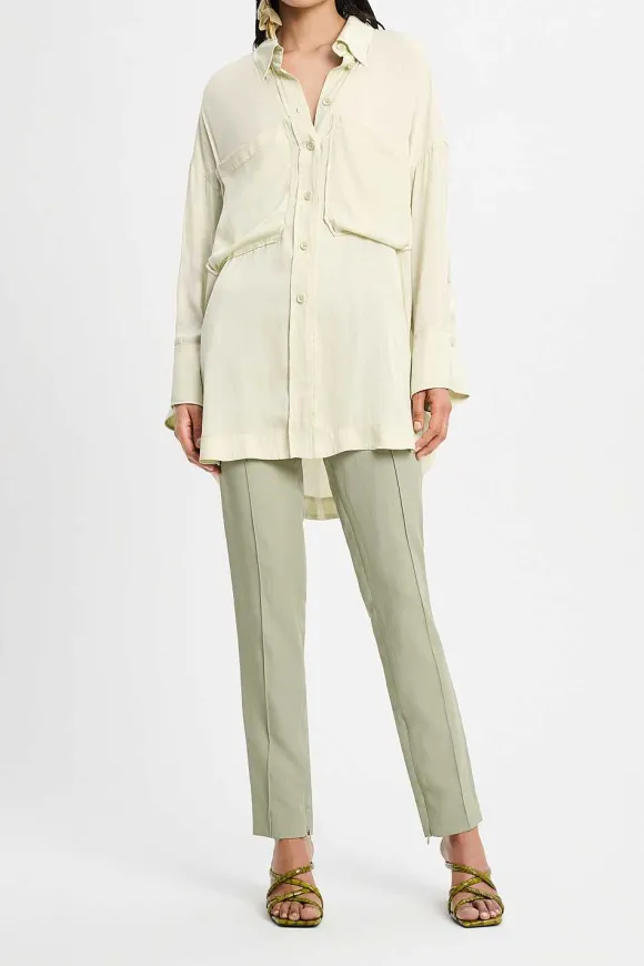 Blusen | Dorothee Schumacher Transparent Fantasy Blouse Light Lime