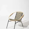 Tucurinca | Dorothee Schumacher Tucurinca Lounge Chair Black Beige Mix