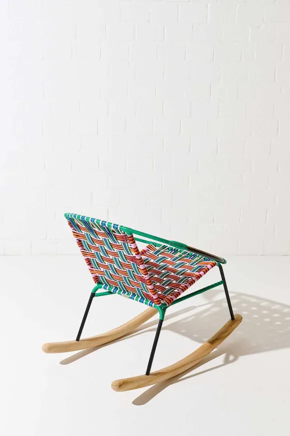 Tucurinca | Dorothee Schumacher Tucurinca Rocking Chair Rojo Azul Mix