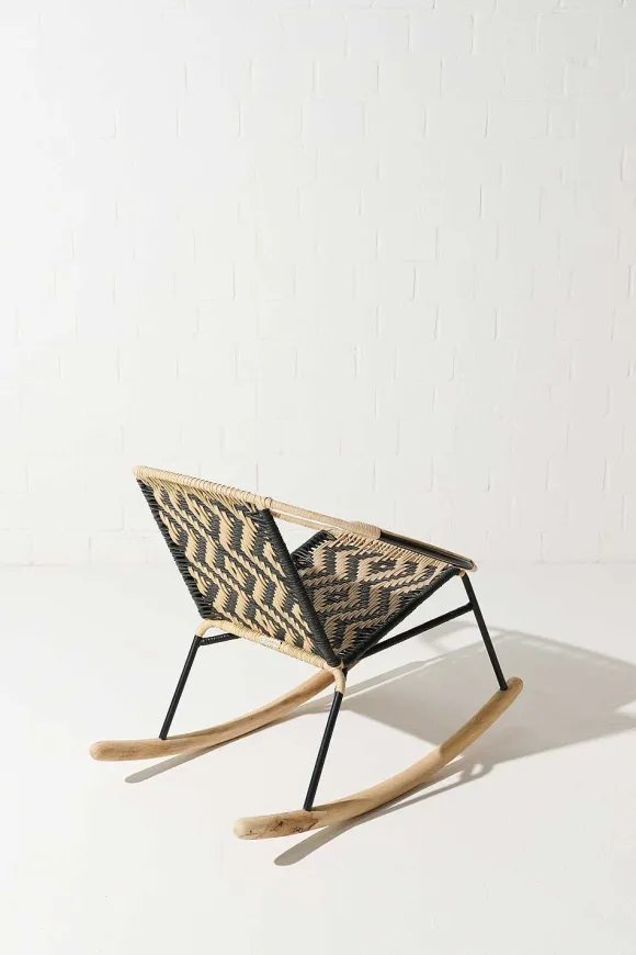 Tucurinca | Dorothee Schumacher Tucurinca Rocking Chair Black Beige Mix