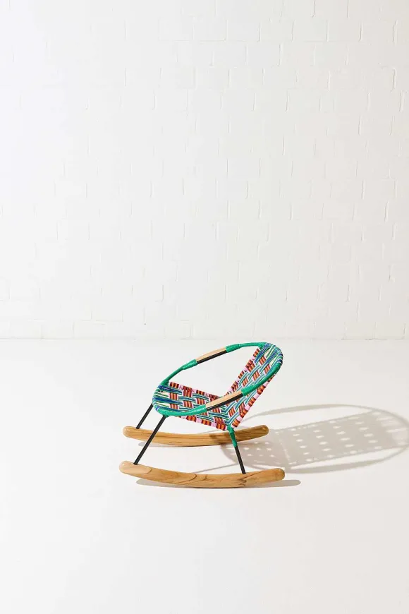 Tucurinca | Dorothee Schumacher Tucurinquita Kids Rocking Chair Rojo Azul Mix