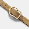 Gürtel | Dorothee Schumacher Waxed Statement Waxed Suede Belt Camel