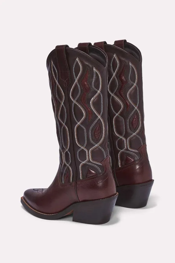 Schuhe | Dorothee Schumacher Western Shine Cowboy Boot Brown Mix