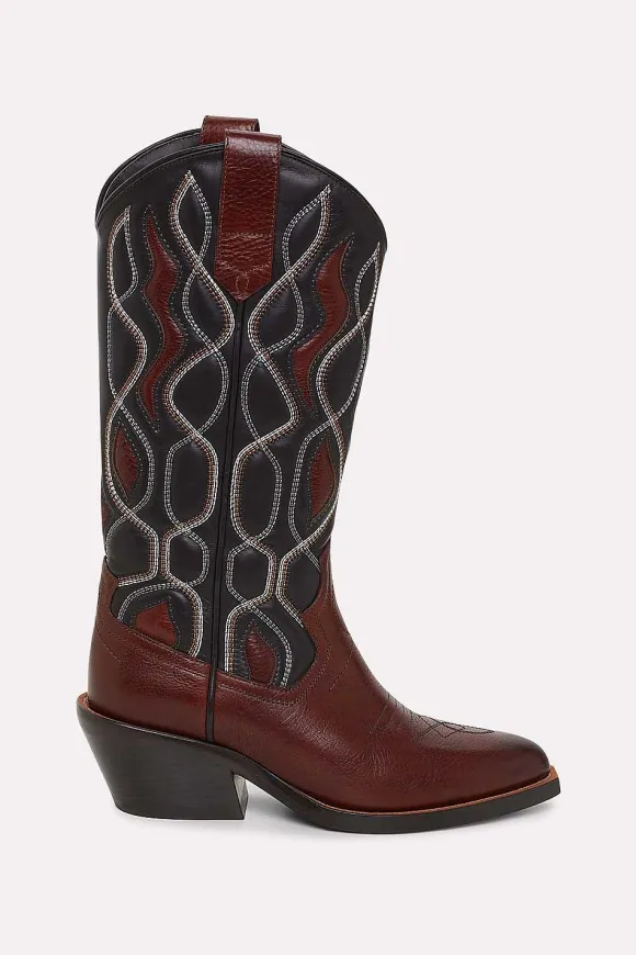 Schuhe | Dorothee Schumacher Western Shine Cowboy Boot Dark Brown/Coffee